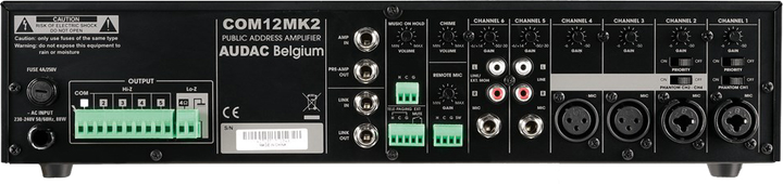 Wzmacniacz Wzmacniacz audio AUDAC Performance/stage Czarny (COM12MK2) - obraz 2