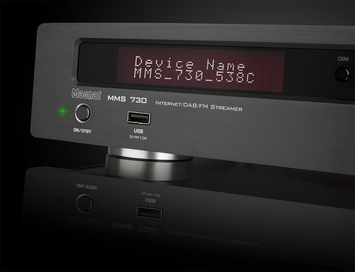 Медіаплеєр Magnat MMS 730 Network Player DAB+ FM USB Wi-Fi Bluetooth Black (OAVMGNMUL0001) - зображення 5