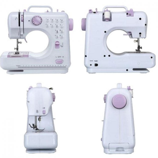 Швейная машинка Sewing Machine 505/1250 электрическая портативная строчки с реверсом педалью - изображение 8