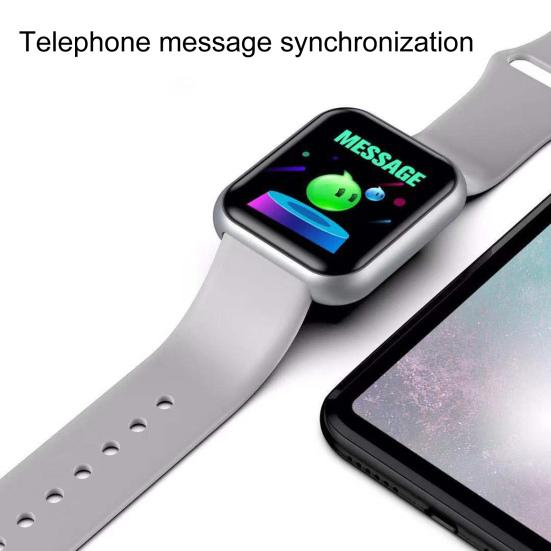 Смарт годинник Smart watch SWY68S розумний браслет з функціями фітнес трекера, вологозахистом, пульсометром та крокоміром Білий - зображення 7