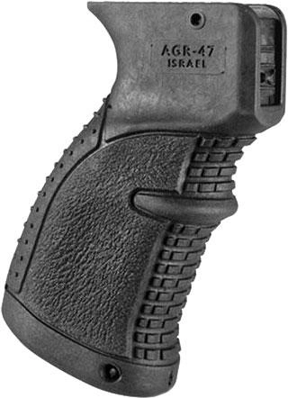 Рукоятка пистолетная Fab Defense для АК47 обрезиненная Черная (AGR47B) - изображение 1