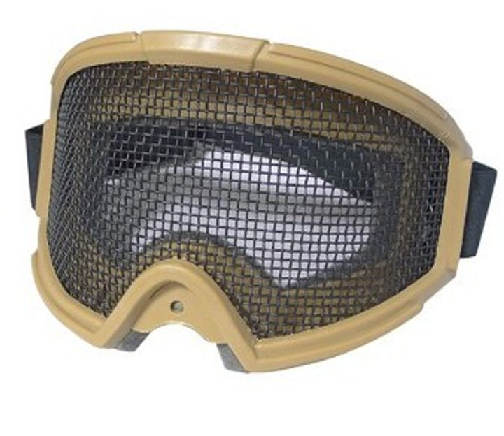 Защитная маска-очки Transformers Foundation плетенка Tan (для Airsoft, Страйкбол) - изображение 1