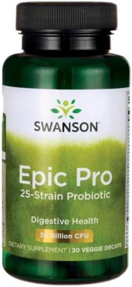 Пробіотик Swanson Epic Pro 25-Strain 30 капсул (SWA030) - зображення 1