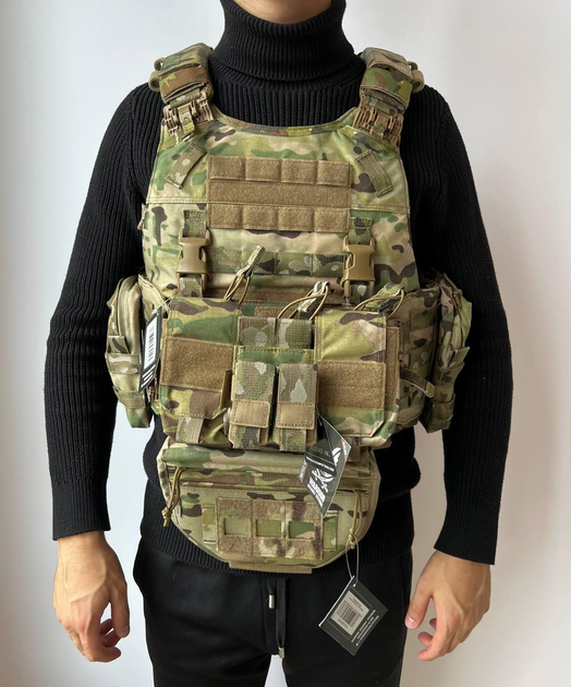 Плитоноска WAS Warrior QRC DFP MK1 MultiCam (быстрый сброс)! (W-EO-QRC-DFP-MK1) - изображение 1