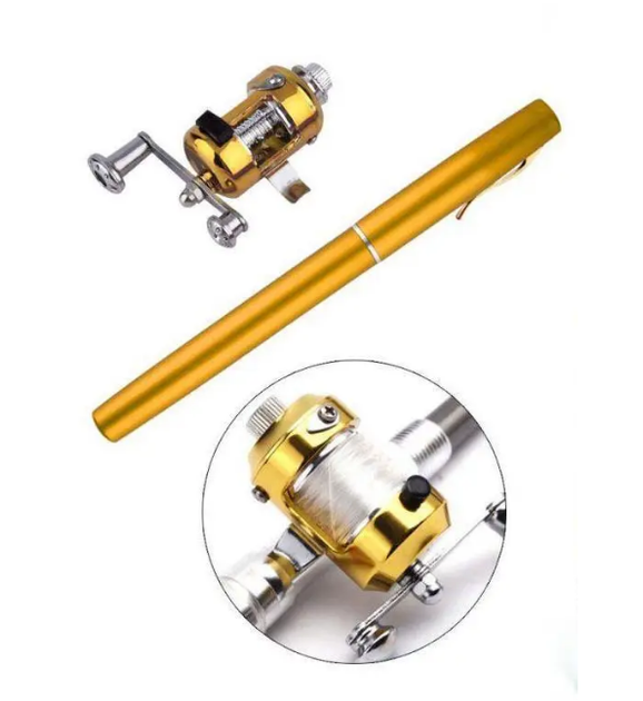 Мини удочка в виде ручки карманная Fish Rod in Pen Case - изображение 5