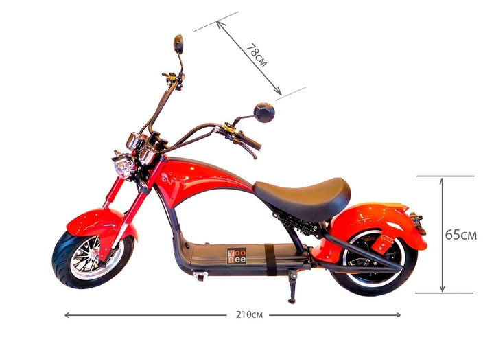 Электроскутер Чоппер Chopper red 3000W 30 Аh - изображение 6