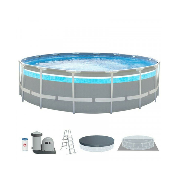 Каркасный бассейн Intex 26722 CLEARVIEW PREMIUM POOL 427х107см, Объем ...