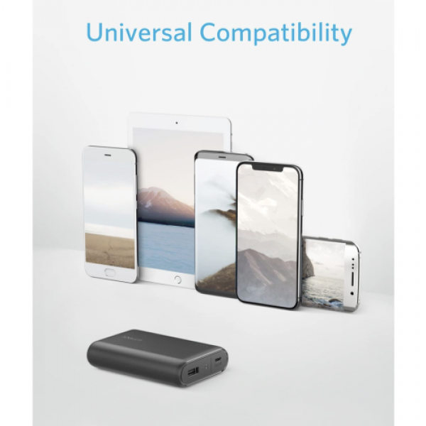 Зовнішній акумулятор Anker PowerCore 10000 mAh Black (A1263011) - зображення 3