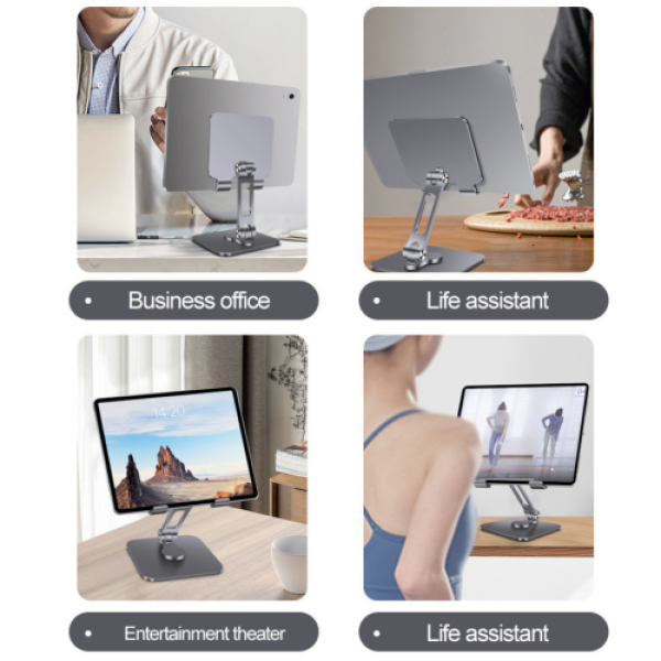 Подставка для планшета VHG Tablet Stand 360 Silver (BD3031) - изображение 5