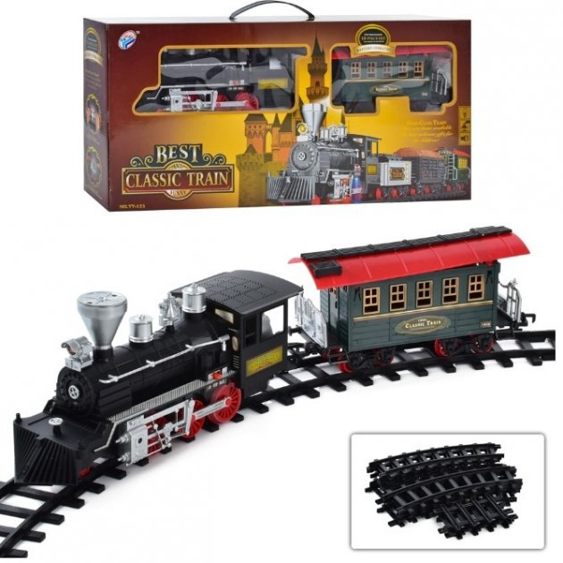 Железная дорога с дымом звук свет длинна пути 420 см (YY-125EN) – фото ...
