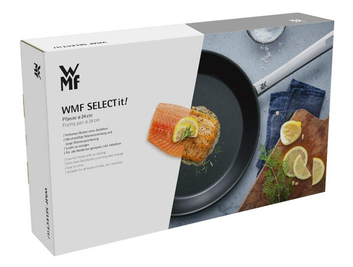 Професійна сковорода WMF SELECTit 24 см нержавіюча сталь 18/10 Cromargan з покриттям - зображення 2