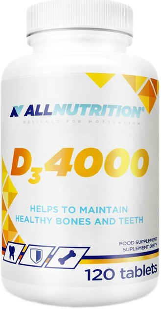 Вітамін D3 Allnutrition D3 4000 120 таблеток (ALL447) - зображення 1