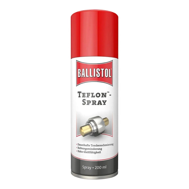 Спрей-смазка тефлоновая Ballistol Teflon Spray 200 мл 2000000104188 - изображение 1
