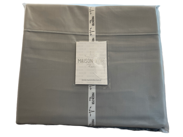 Простирадло Maison Dor Sheet Cream сатин 245 * 275 см сіра - зображення 2