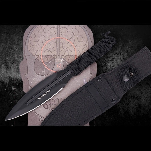Нож метательный BLACK DART тяжелый Правильная балансировка - изображение 2