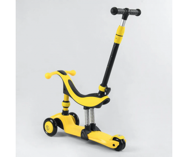Самокат велобіг триколісний 3в1 Best Scooter BS-38804 з батьківською ручкою - изображение 3