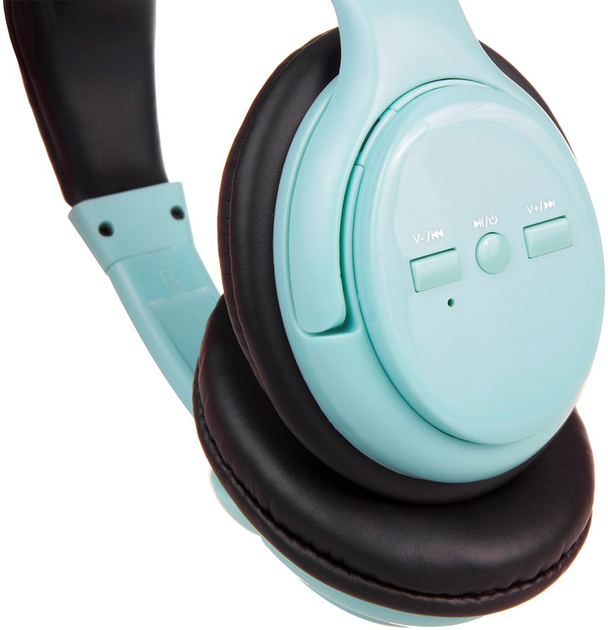 Słuchawki AUDIOCORE AC720BL Czarno-niebieskie - obraz 4