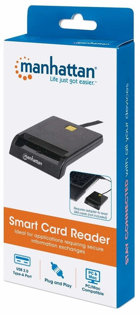 Karta Manhattan Smart Card N USB 2.0 czarna (102049) - obraz 5