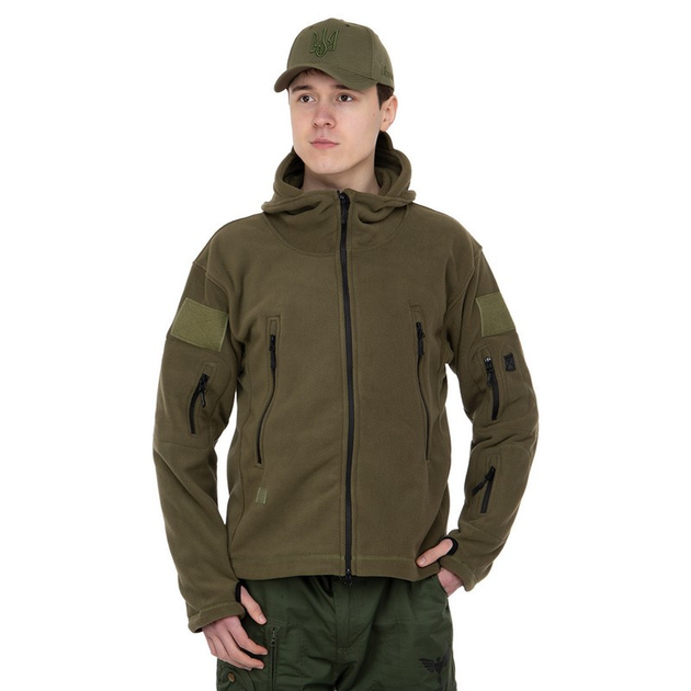 Куртка тактическая флисовая Zelart Tactical Scout Heroe 6004 размер L (48-50) Olive - изображение 1