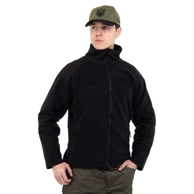 Куртка тактическая флисовая Zelart Tactical Scout Heroe 6003 размер 3XL (54-56) Black - изображение 2