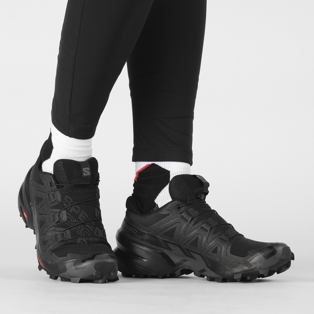 Buty do biegania damskie Salomon Speedcross 6 L41742800 39.5 (7.5US) 24.5 cm Czarne (195751067409) - obraz 8
