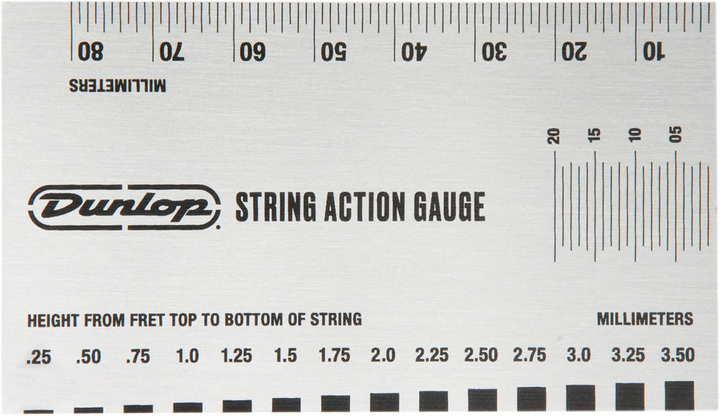 Линейка Dunlop System 65 Action Gauge для измерения высоты струн (DGT04 ...