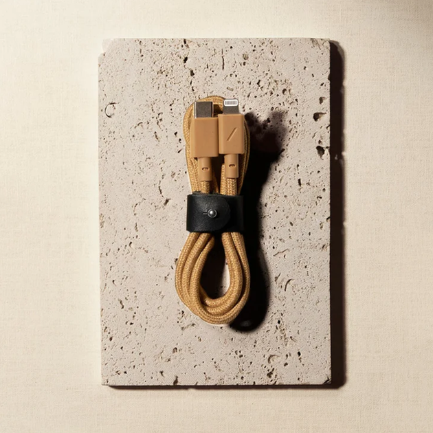 Кабель синхронизации Native Union Belt Cable USB-C to Lightning 1.2 m, Kraft (BELT-CL-KFT-2-NP) - изображение 5