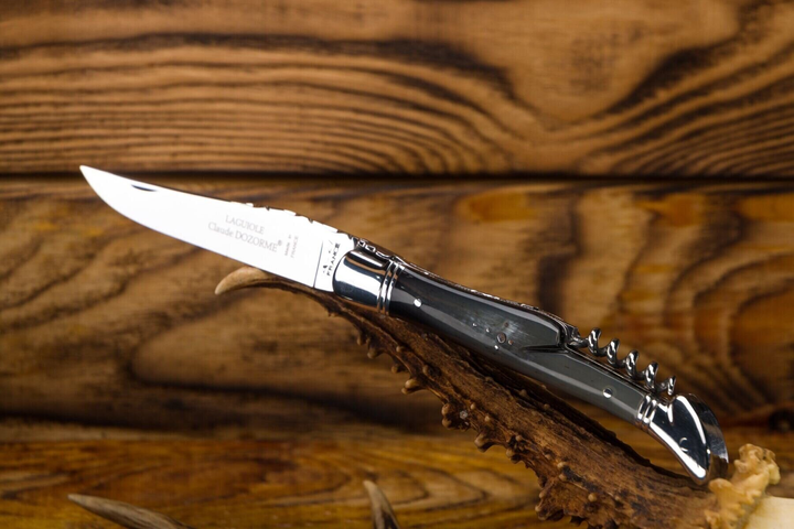 Нож карманный Claude Dozorme, Laguiole Classic, ручка из черного рога (1.60.129.64MI) - изображение 2