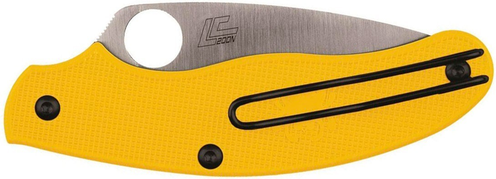 Нож Spyderco Salt UK Penknife LC200N Yellow - изображение 2