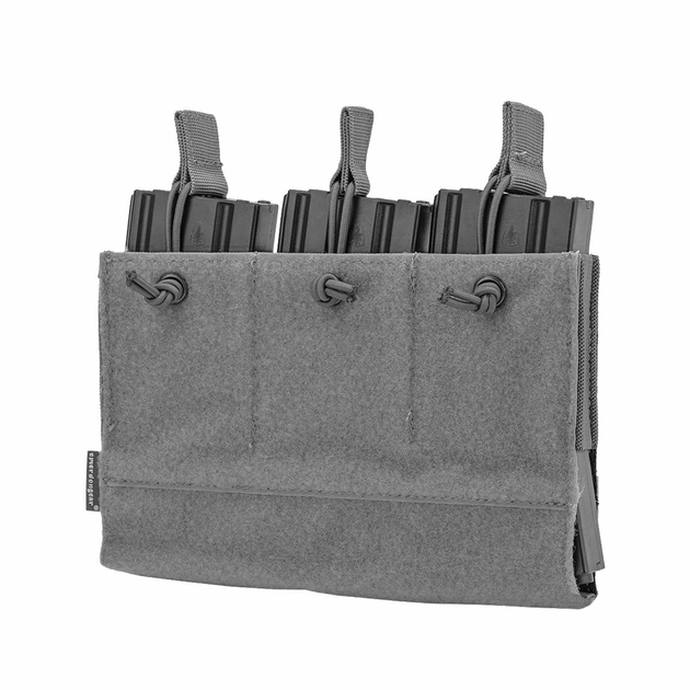 Магазинный подсумок Emerson Loop Panel Triple M4 Mag Pouch Серый 2000000095202 - изображение 1