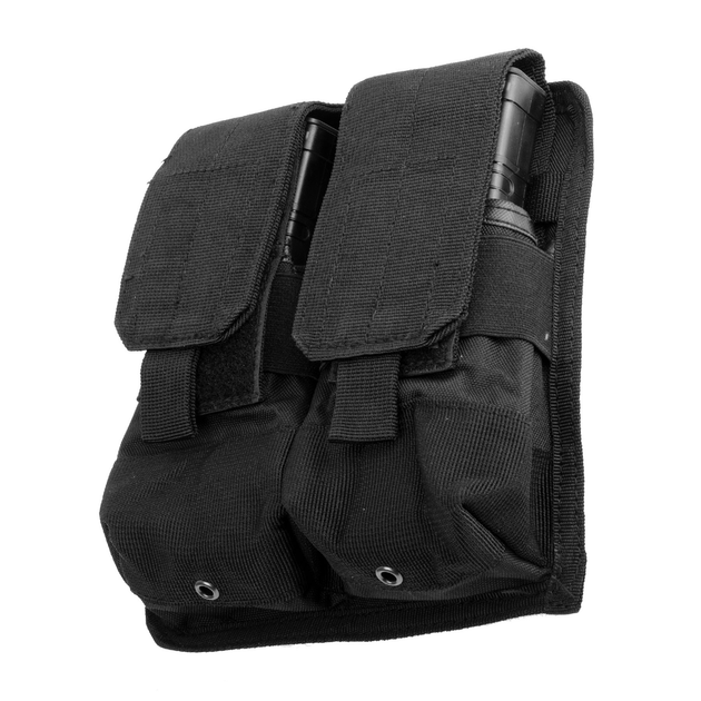 Підсумок Rothco MOLLE Universal Double Rifle Mag Pouch для магазину М4/М16 Чорний 2000000097282 - зображення 2