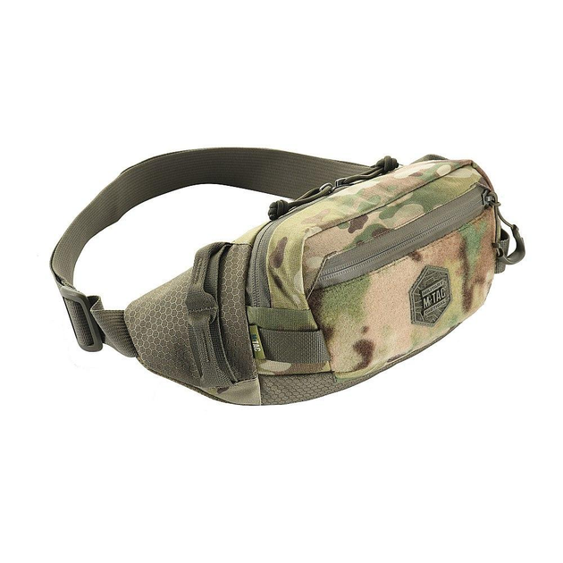 Сумка тактическая военная M-Tac Waist Bag Elite Hex Multicam на пояс Multicam TR_1362 - изображение 2