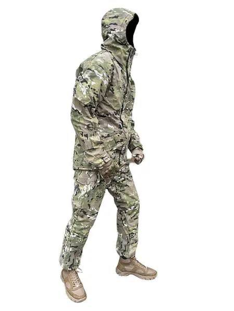 Чоловічий тактичний костюм ріп-стоп на флісі ЗСУ Мультикам 20222170 9982 58 розмір хакі (OPT-46001) - зображення 1