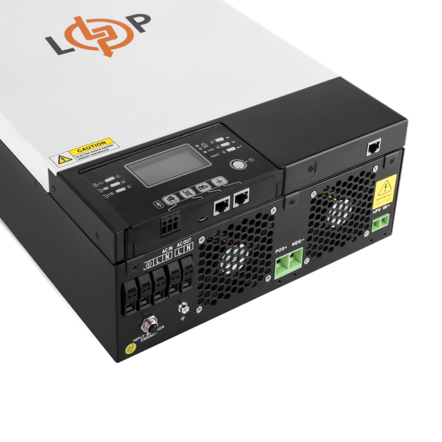 ДБЖ LogicPower з правильною синусоїдою 5000 Вт 48 В LPW-HY-5032-5000VA 80A MPPT 120-450V - зображення 3
