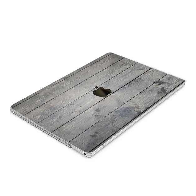 Чехол пластиковый для Apple MacBook Neo 13 (A18 Pro) 2026 (Потертая древесина) A3404 макбук нэо 13" inch - изображение 4