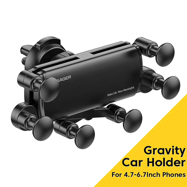 Держатель для телефона автомобильный Gravity Car ESSAGER - изображение 2