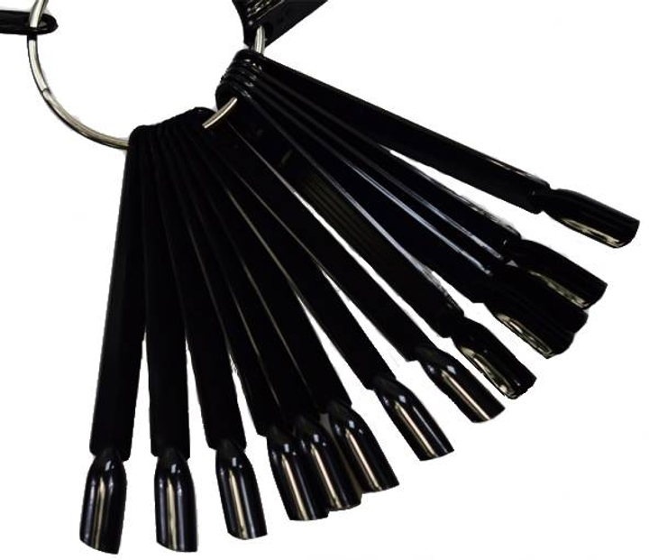 Типсы на кольце черные CANNI 50 шт (ROZ6400212594) – в интернет ...