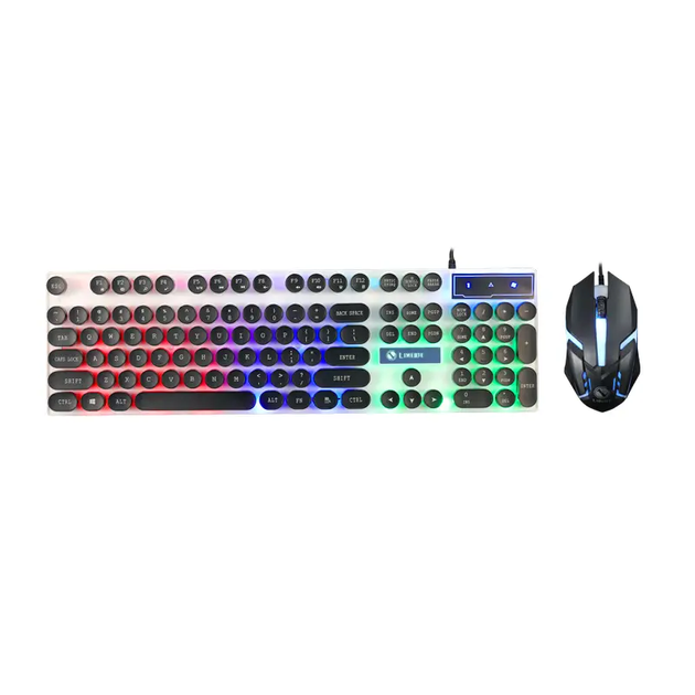 Комплект игровой клавиатуры и мыши с подсветкой FOREV FV-Q90 - Фото 4 Комплект игровой клавиатуры и мыши с подсветкой FOREV FV-Q90 - изображение 4