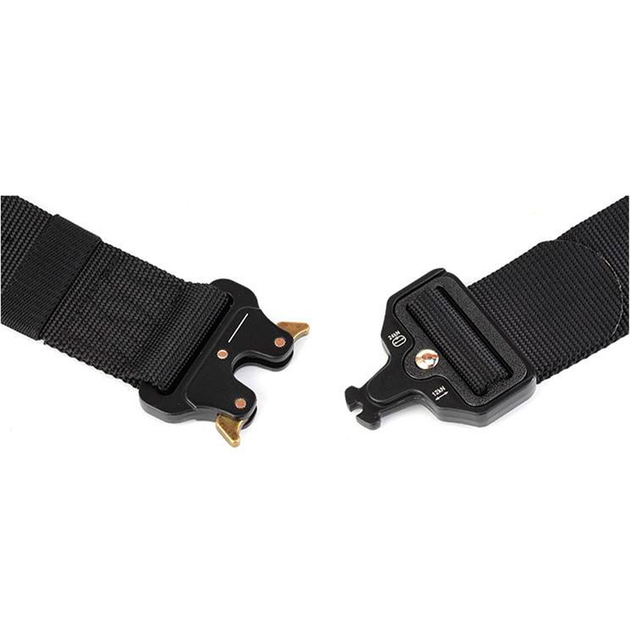 Мужской ремень Tactical Belt 145 см Черный - изображение 6