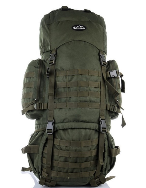 Тактический каркасный походный рюкзак Over Earth модель 625 80 литров Оливковый - изображение 1