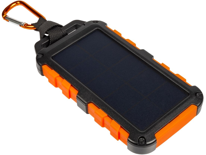 Powerbank solarny Xtorm XXR104 10000 mAh Solar IPX4 Black/Orange - obraz 2