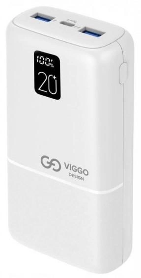 Powerbank VIGGO 20000 mAh PD Biały (32759) - obraz 1