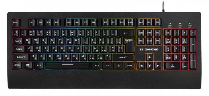 Клавіатура 2E KG330 GAMING, Black (2E-KG330UBK) - изображение 1