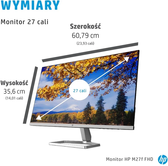Monitor 27" HP M27f (2G3D3E9) - obraz 8