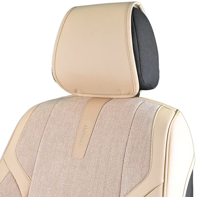 Чохли на сидіння BELTEX Manhattan комплект 3D з 15 шт (перед+задн) Бежевий (BX86500) - зображення 2