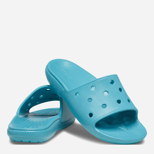 Жіночі шльопанці Crocs CR206121-TUTO 39-40 (M7/W9) 25 см Бірюзові (191448908840) - зображення 2
