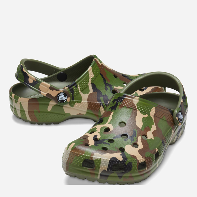 Chodaki męskie Crocs Classic Printed Camo CR206454-AGMT 41-42 (M8) 25.5 cm Kamuflaż (191448728844) - obraz 2