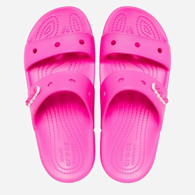 Klapki Damskie Crocs CR206761-ELPK 36-37 (M4/W6) 22 cm Różowe (191448681750) - obraz 3