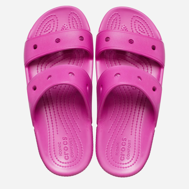 Klapki damskie Crocs CR206761-FXFU 39-40 (M7/W9) 25 cm Fuksja (191448913899) - obraz 3
