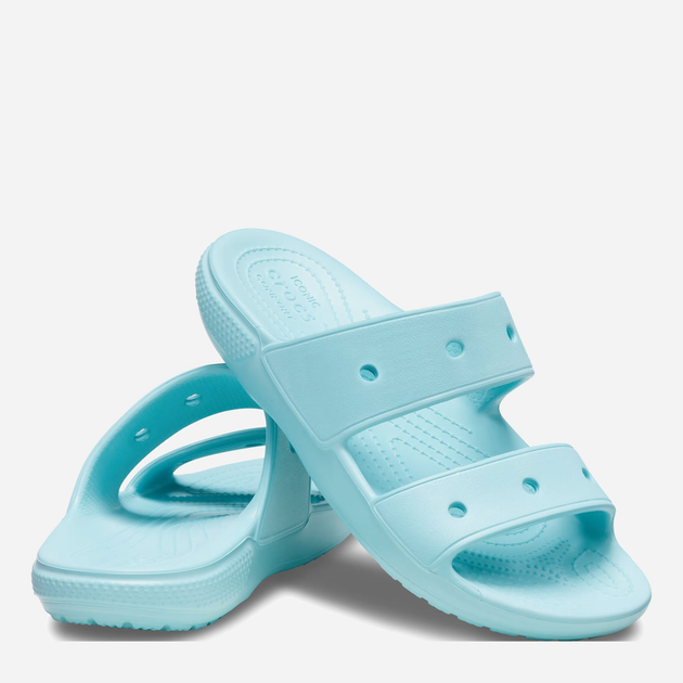 Klapki damskie Crocs CR206761-PUWA 39-40 (M7/W9) 25 cm Jasnoniebieskie (191448913615) - obraz 2